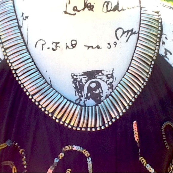 Vintage Trapeze Silk dress - Picture 4 of 7